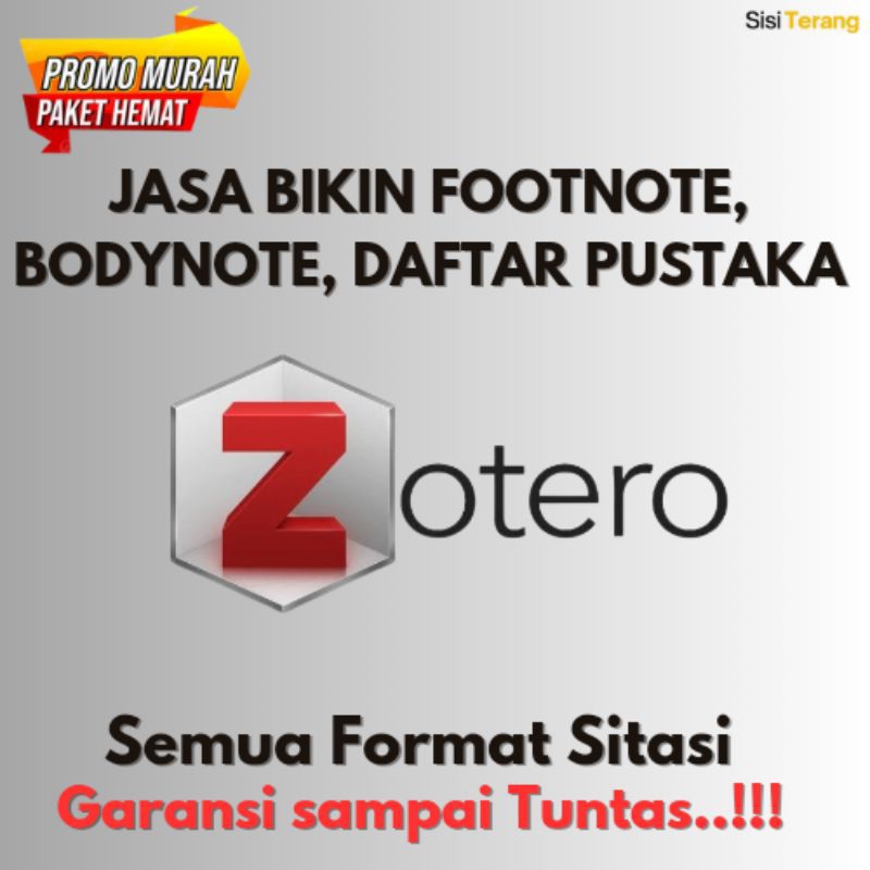 JASA BUAT FOOTNOTE ZOTERO/ BODYNOTE ZOTERO CITATION / Pembuatan Daftar Pustaka Otomatis / Bikin Sita