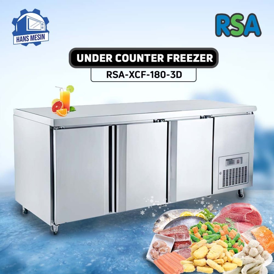 UNDERCOUNTER FREEZER RSA XCF-1803D / XCF 180 3D / XCF1803D