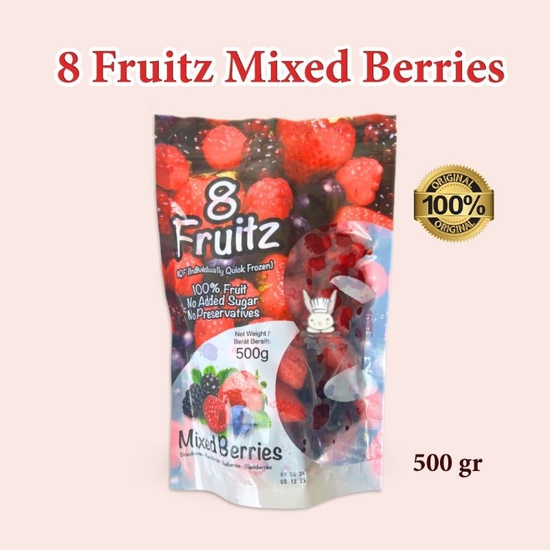 

8 Fruitz Mixed Berries ( Buah Beku )