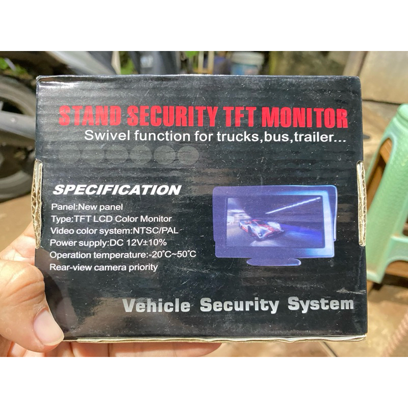 LCD monitor mini 5 inch TFT untuk mobil dan rumah DVD,PS,GPS,CCTV,Receiver parabola + adaptor 12v