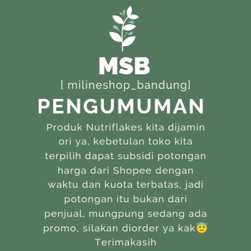 

Ay00! 2 Box Cereal Nutriflakes - Sereal Umbi Garut Solusi Atasi Asam Lambung Maag Kronis Gerd