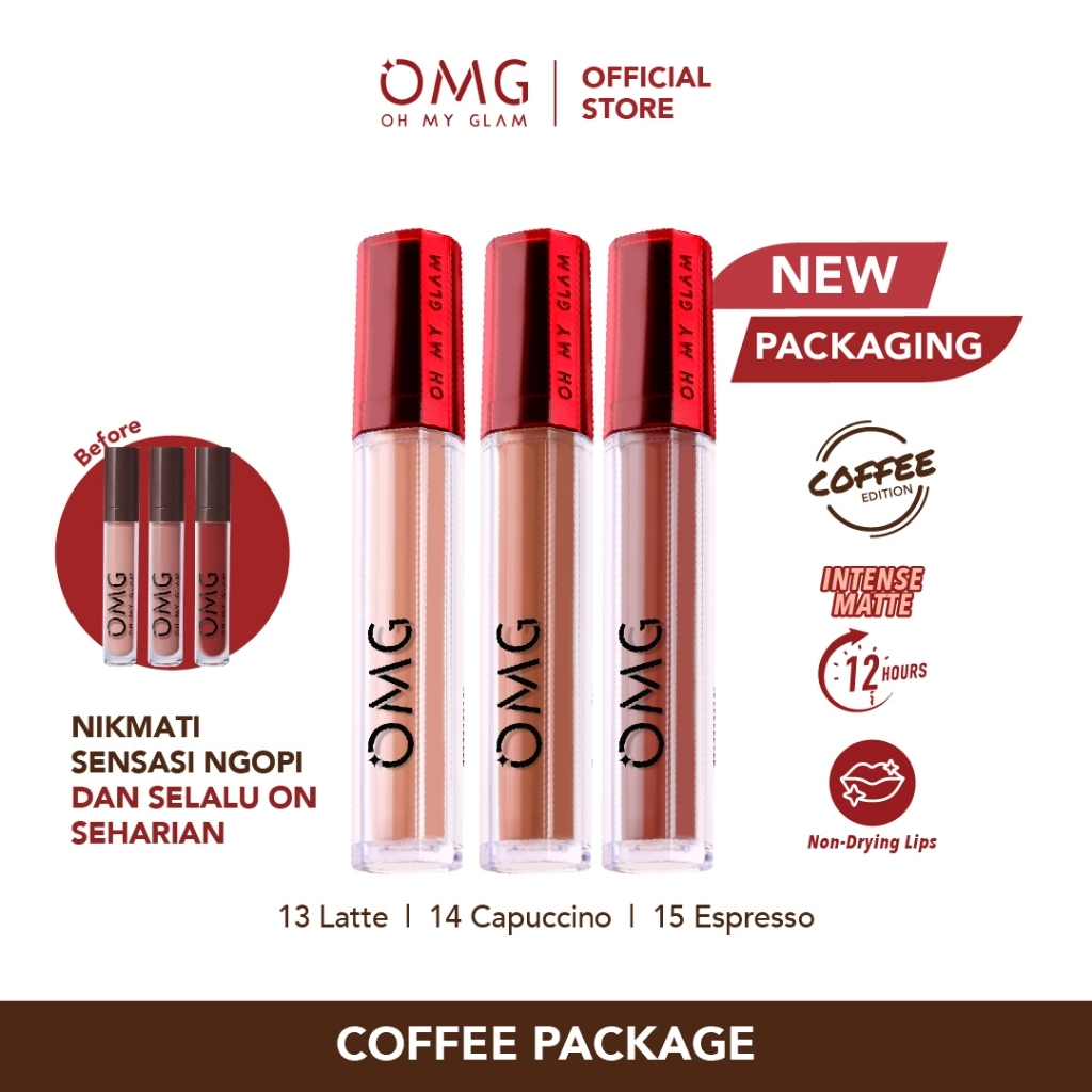 OMG Lip Cream Lipcream Coffee Edition