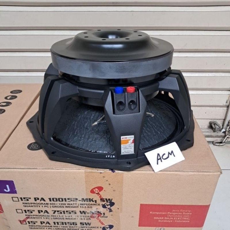 SPEAKER ACR FABULOUS PA-113156 SPEAKER 15 INCH 1600 WATT VC 4 INCH
