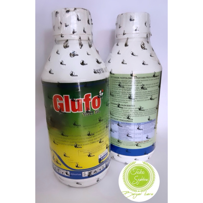 HERBISIDA GLUFO 150SL 1LTR PEMBASMI RUMPUT LULANGAN ORIGINAL BIOTIS
