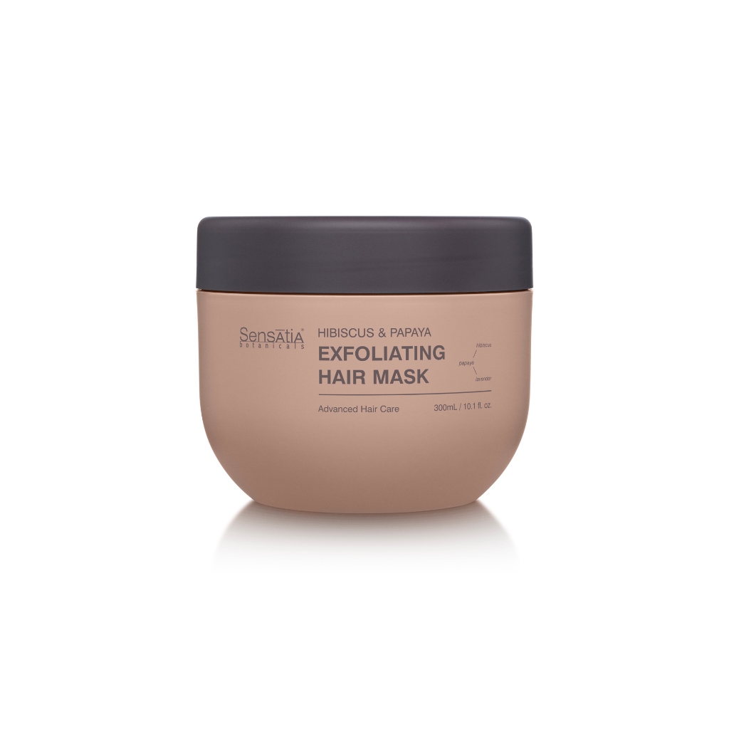 Sensatia Hibiscus & Papaya Exfoliating Hair Mask - 300mL / 10.1 fl.oz.