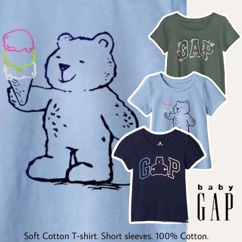 kaos anak bayi perempuan original branded babyGAP