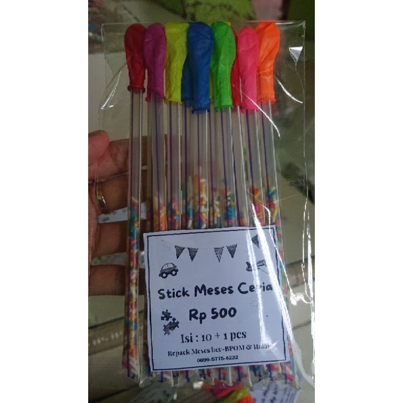 

stick Meses Ceria gopek berhadiah mainan balon
