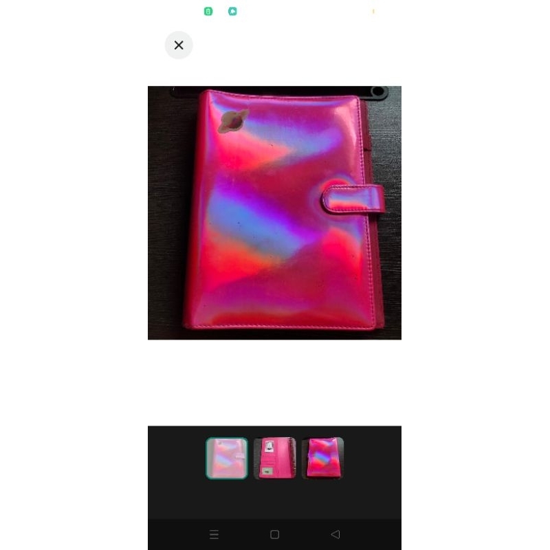 

Binder hologram