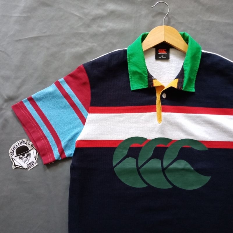 Polo shirt Canterburry Uglies rugby color block