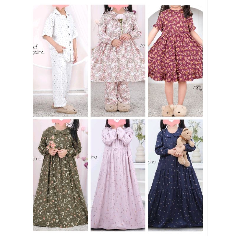 Lil Little Luna Elsa Zahra Sarah Bella Dress Ariel Aarya Pajamas Atelier Angelina AA