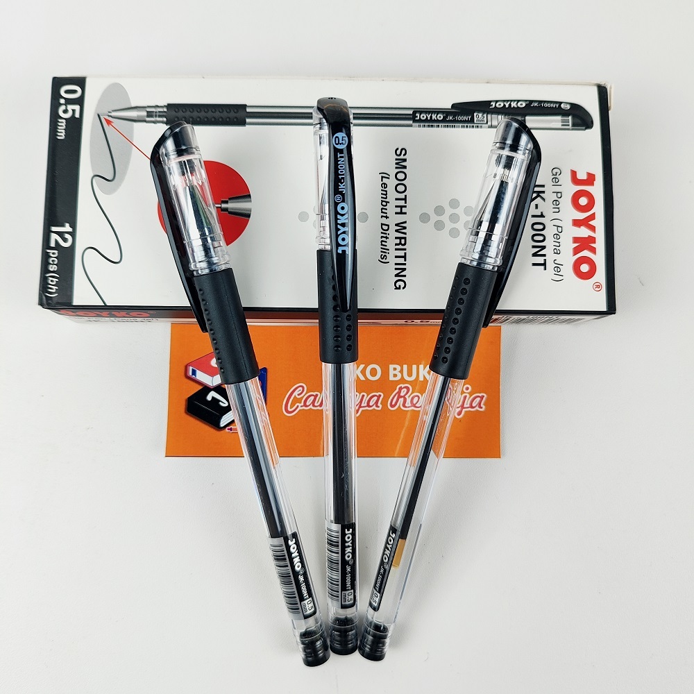 

Pulpen Gel Joyko Satuan Smooth Writing JK-100 NT Pena Joyko Ballpoint