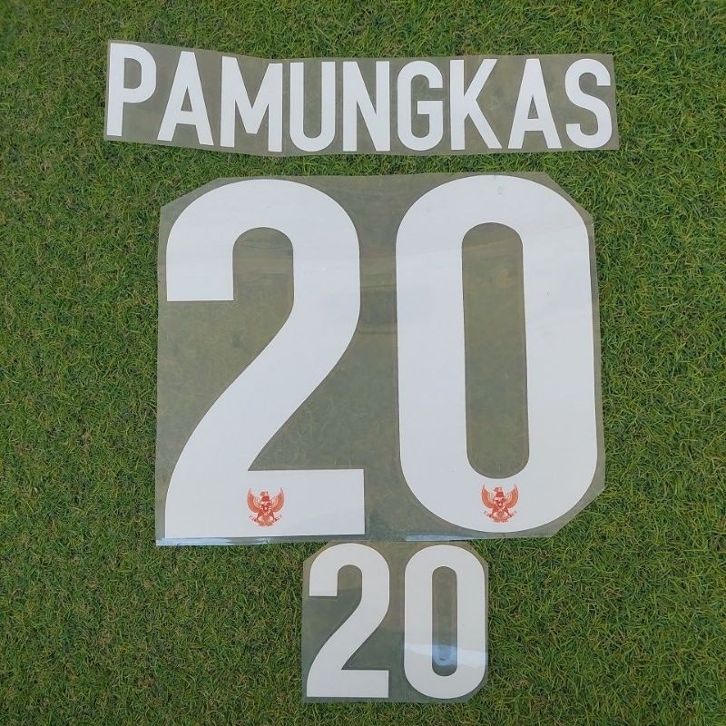 NAMESET JERSEY TIMNAS INDONESIA HOME 2012  PAMUNGKAS #20