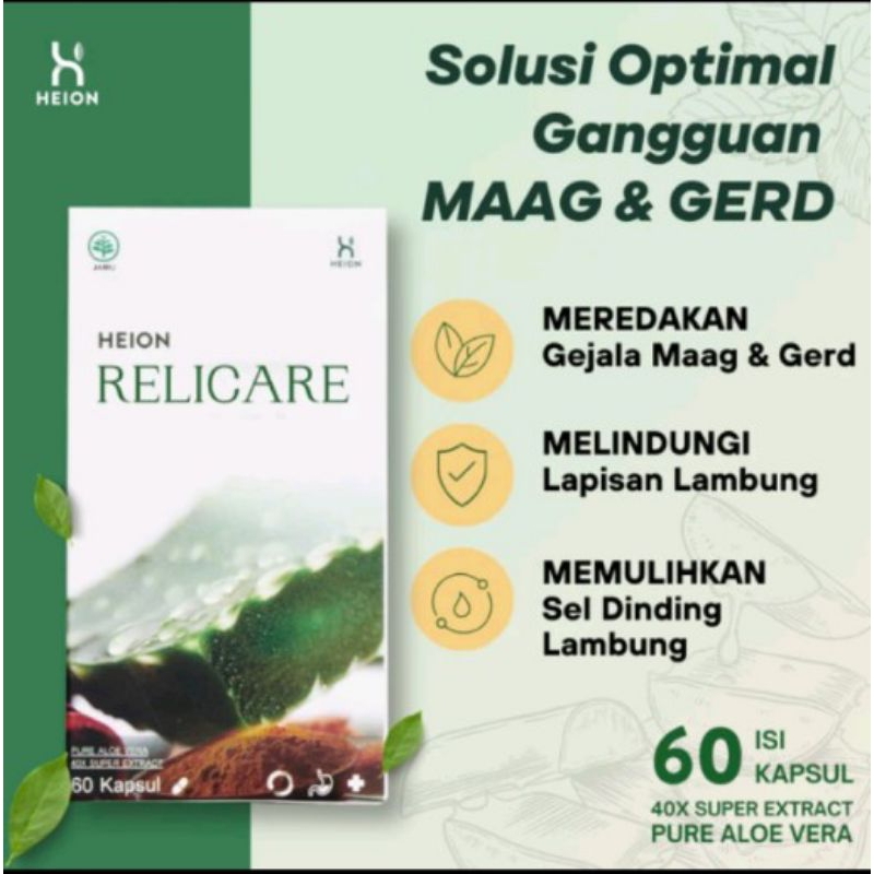 Paket HEION RELICARE (60 kapsul)