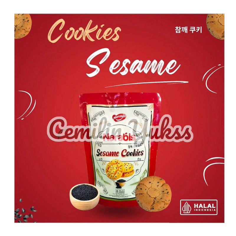 

Naraya Narabis Cookies 220g Cookies Butter Cookies Sesame Cookies Veggie