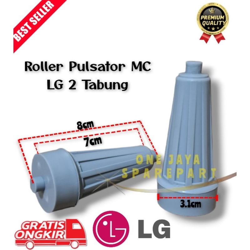 Roller Pulsator Mesin Cuci LG 10 - 14 KG / Roller Pulsator Mesin Cuci LG 2 Tabung