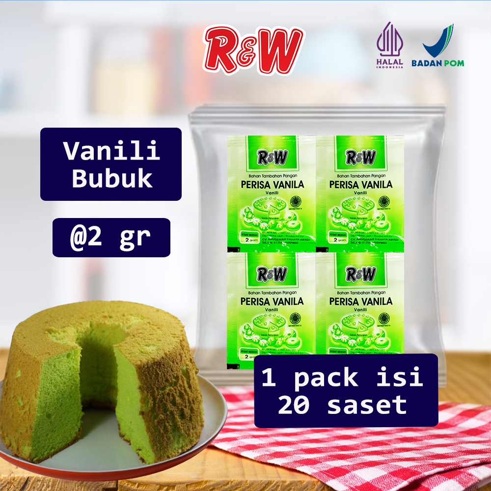 

Vanili Bubuk Perisa Vanila Rajawali R&W RW 2 gr 1 Pack