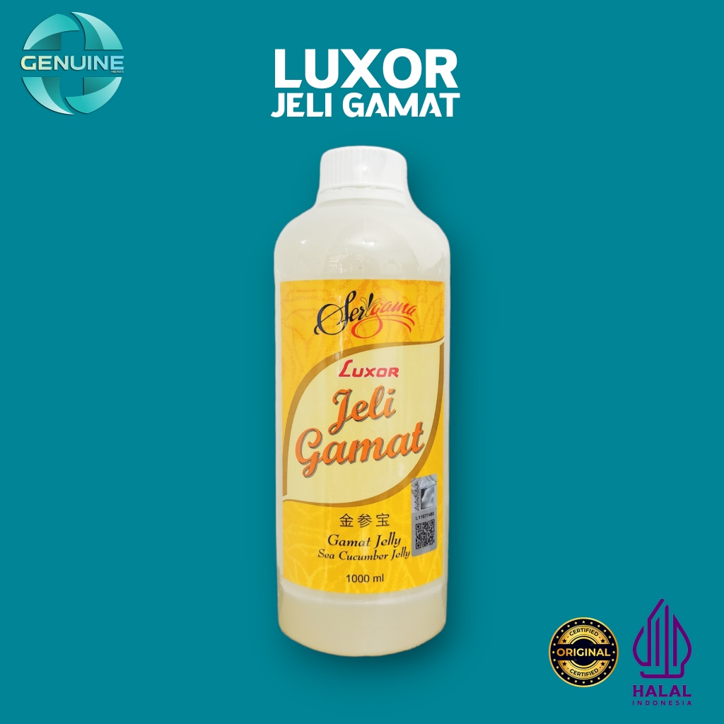 [PASTI ORIGINAL] JELLY GAMAT LUXOR 1000ml / LUXOR JELI GAMAT 1000 ml / GAMAT LUXOR 1000ML