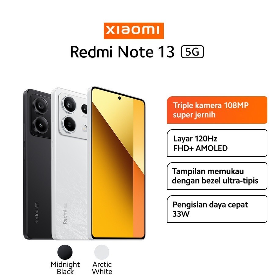 Xiaomi Redmi Note 13 4G 8/256 GB Garansi Resmi