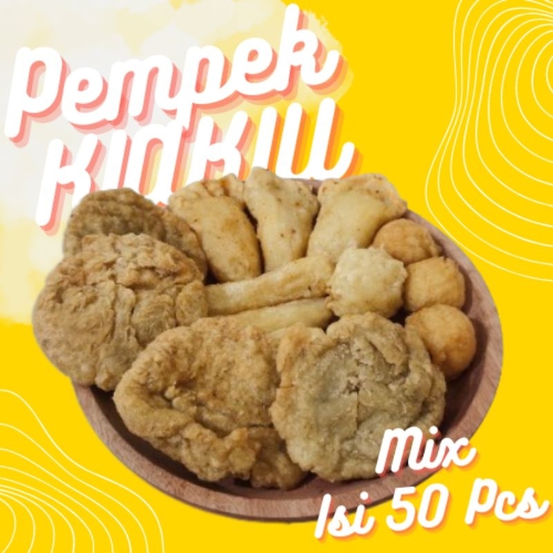 

Pempek Mix Isi 50 Pcs + Cuko 250 Ml / Pempek Palembang / Pempek Frozen