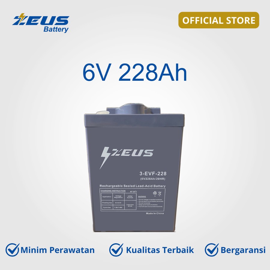 Trojan T-105 Aki Mobil Golf 6V 225Ah Asam Timbal Terendam