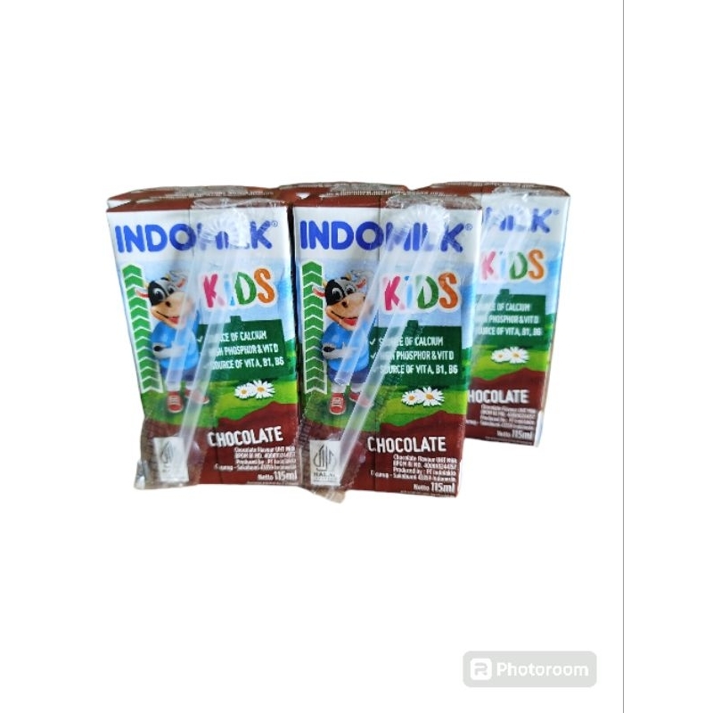 

indomilk kids susu kotak UHT rasa coklat 115ml