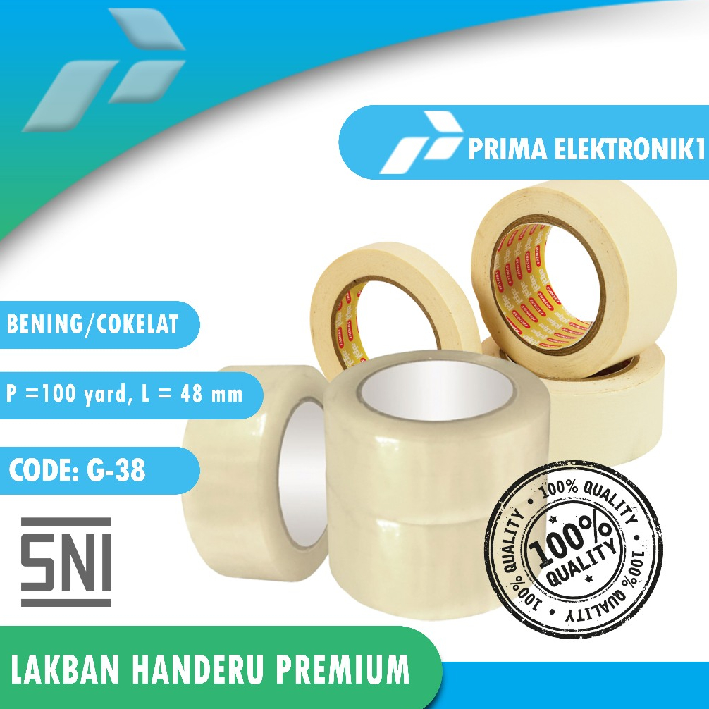 

LAKBAN BENING-COKLAT 45mm x 100 YARD PROMO OPP HANDERU PE 1
