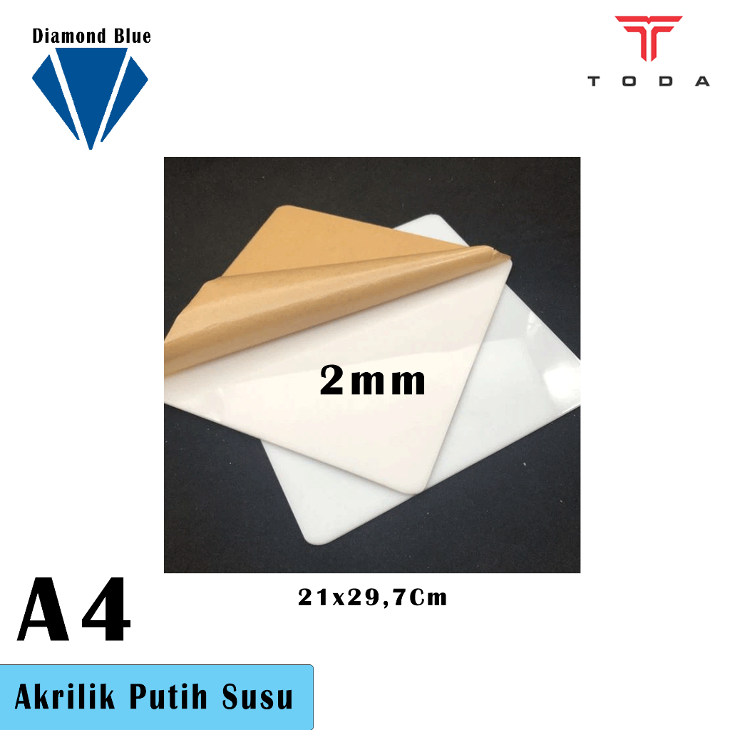 

Akrilik A4 Putih susu 2mm