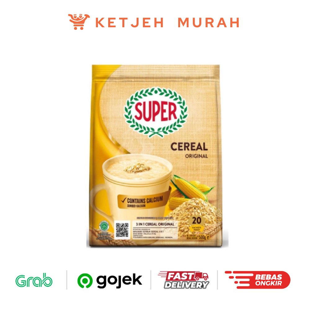 

Instant Cereal Super Original 3 in 1 isi 20 Sachet