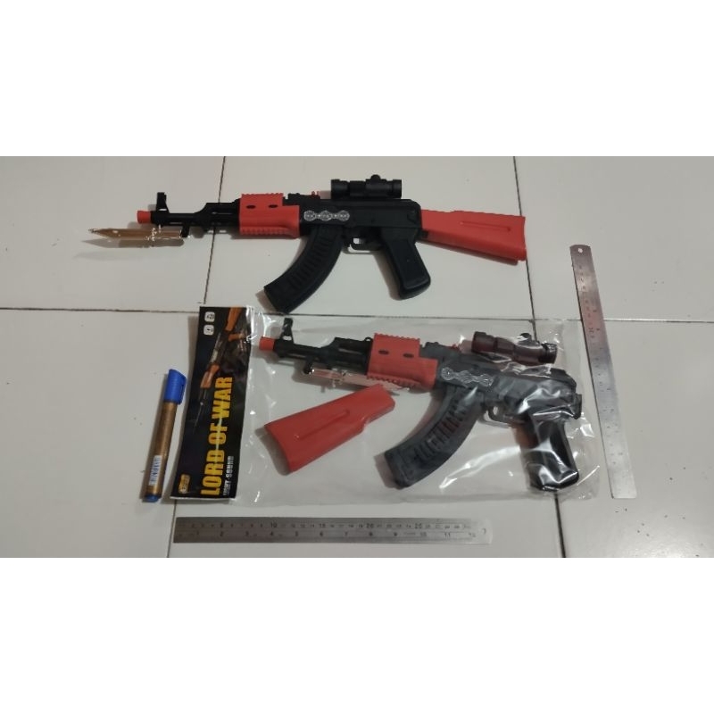 Mainan Anak Pistol Senapan AK Sound Light