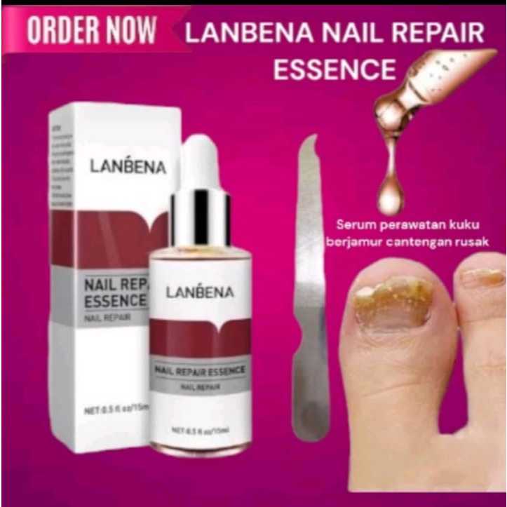 [TERLARIS] Lanbena Nail Repair Essence Serum Perawatan Jamur Kuku Lanbena Nail Repair Essence Perawa