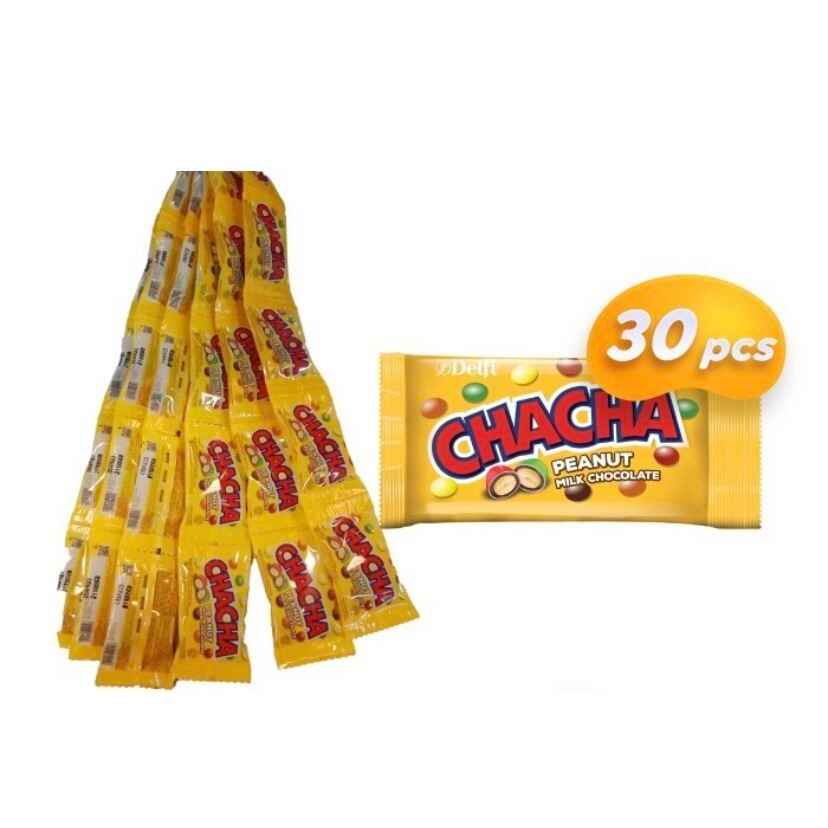 

Chacha Delfi Cokelat (isi 30 pcs) Cha Cha PEANUT PACK