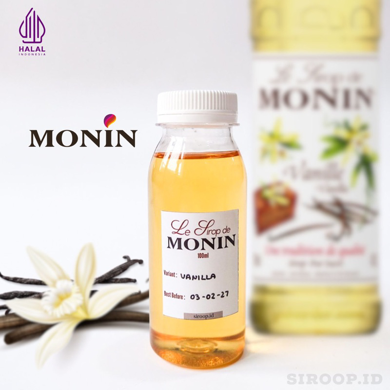 

Repack Monin Syrup Vanilla (30ml,75ml,100ml,250ml)