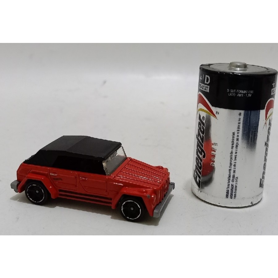 diecast hotwheels volkswagen type 181 red black