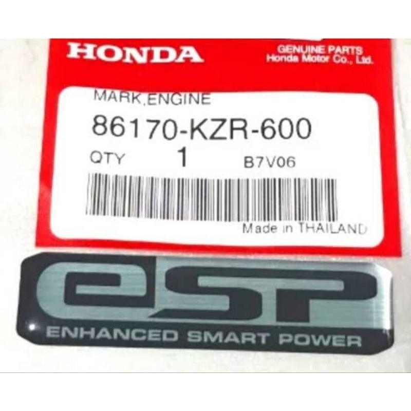 86170-KZR-600 EMBLEM ESP DI TUTUP FILTER UDARA 86170KZR600