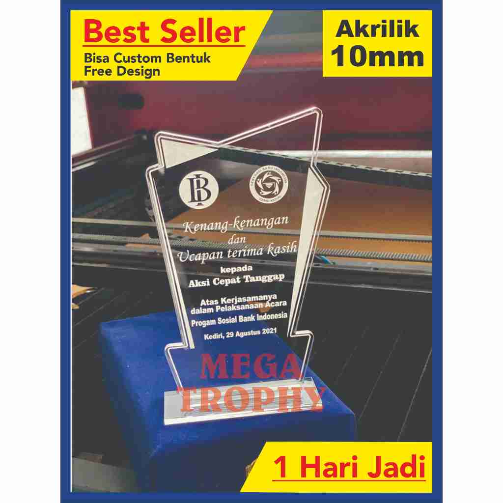PLAKAT VANDEL AKRILIK TEBAL 10MM
