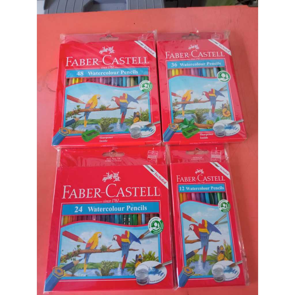 

pensil warna kayu faber castel water color pencils 12/36/24/48 warna
