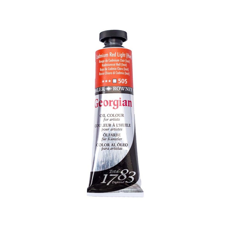 

Daler-Rowney Georgian Oil Cat Minyak 38ml Cadmium Red Light Hue