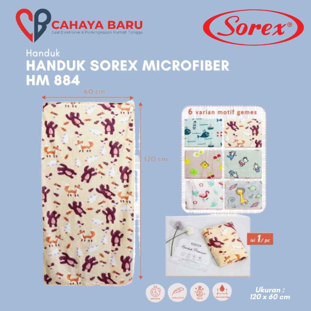 HANDUK SOREX MICROFIBER HM 884