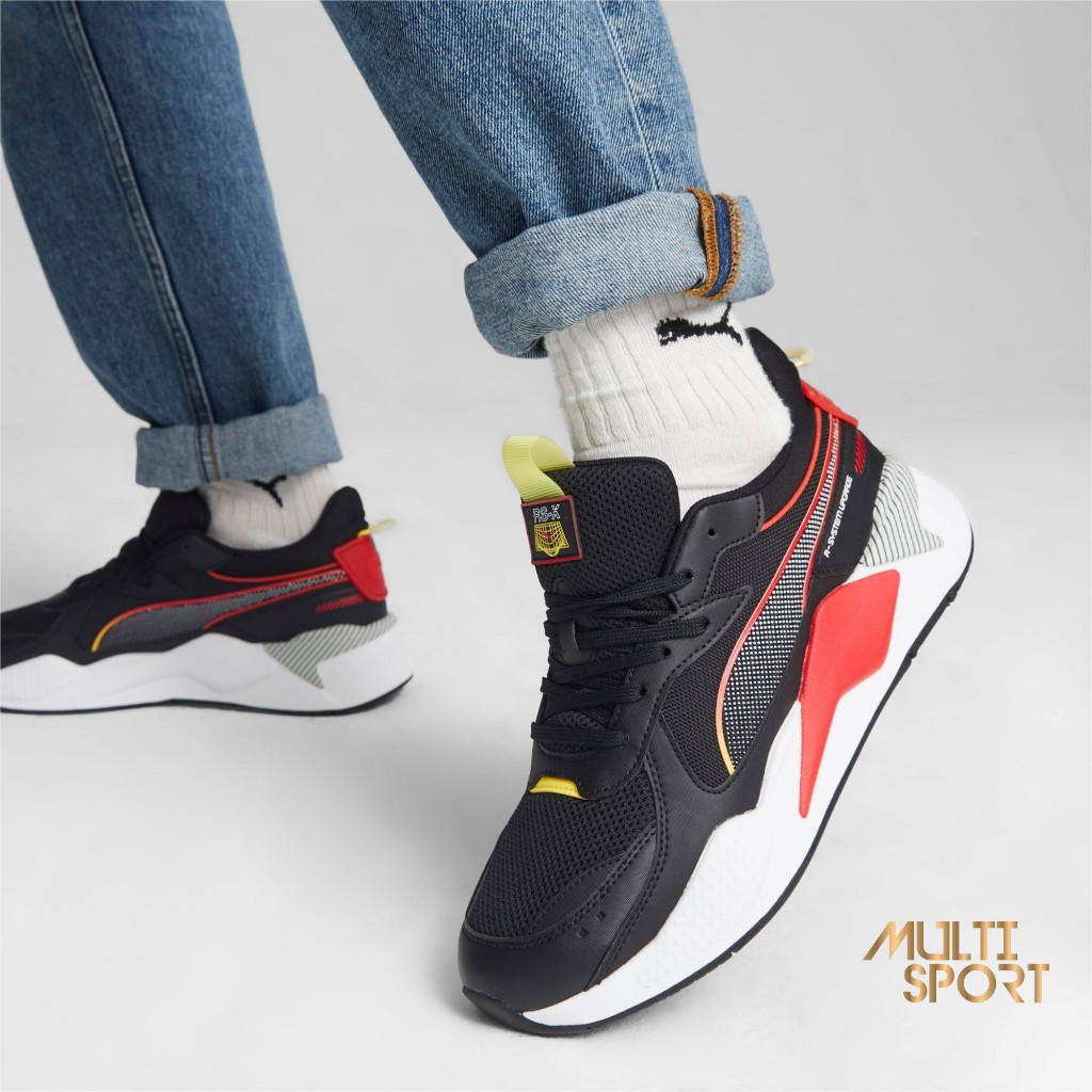 PUMA RS-X 3D SNEAKERS BLACK/RED 002507