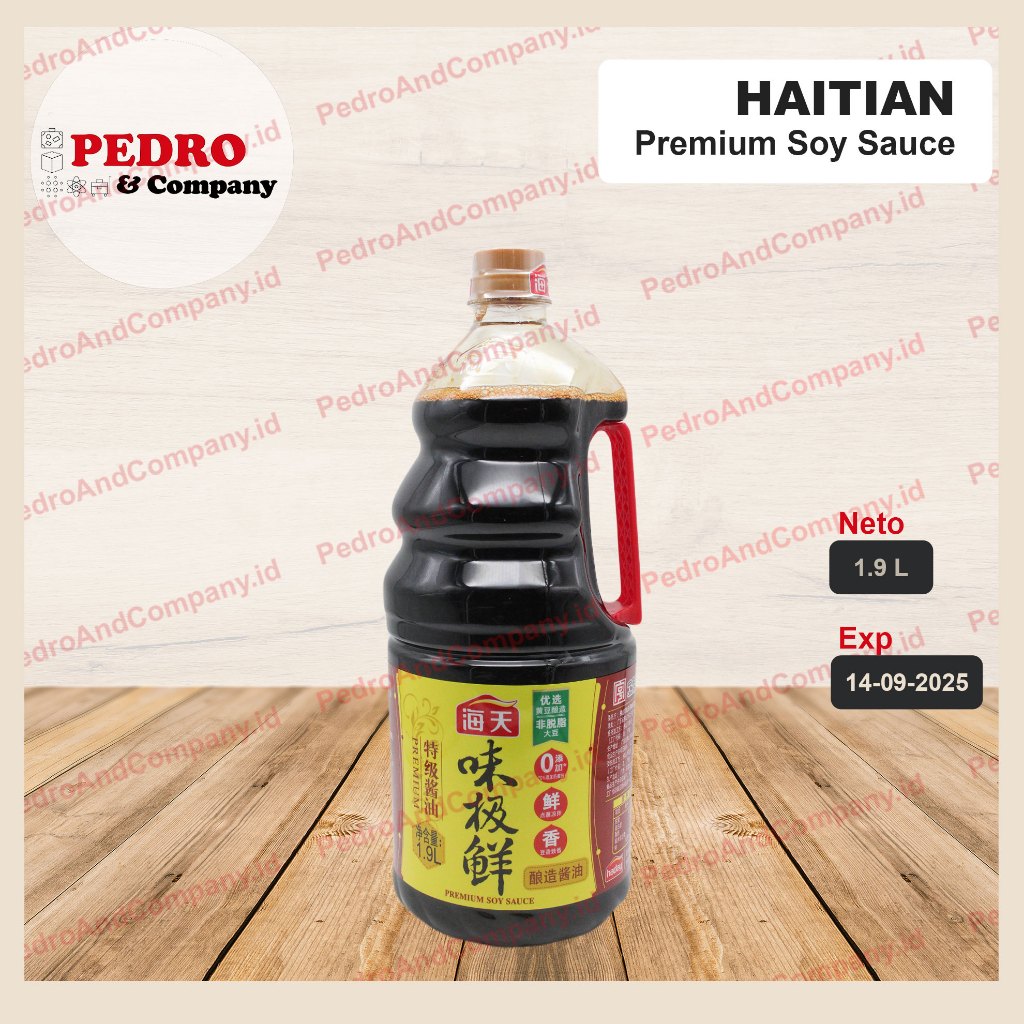 

Haitian premium soy sauce 1.9 liter - kecap asin premium