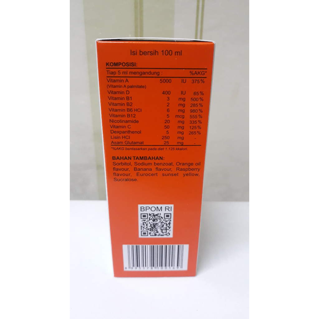 LYMAX SYRUP 100 ML / BOTOL