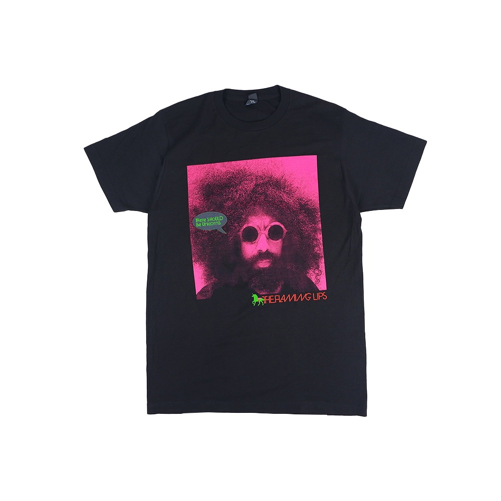 Kaos Band The Flaming Lips Three Should Be Unicoras North America Tour 2017 Tshirt Black