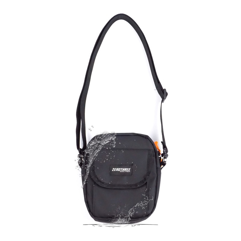 Zerothree - Mini Sling Bag Waterproof Pria Anti Air Avolino Original