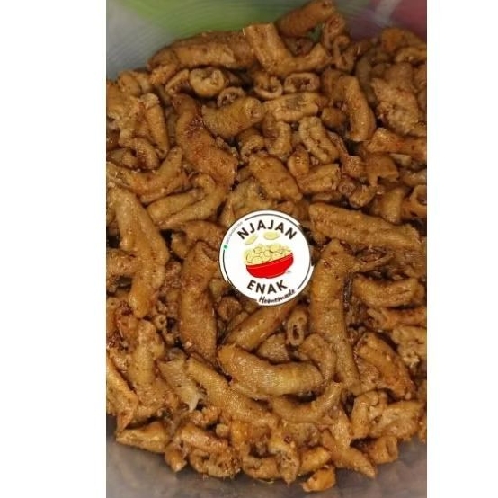 

Keripik Usus Crispy Kripsus Enak Gurih Pedas Renyah Camilan Pedas