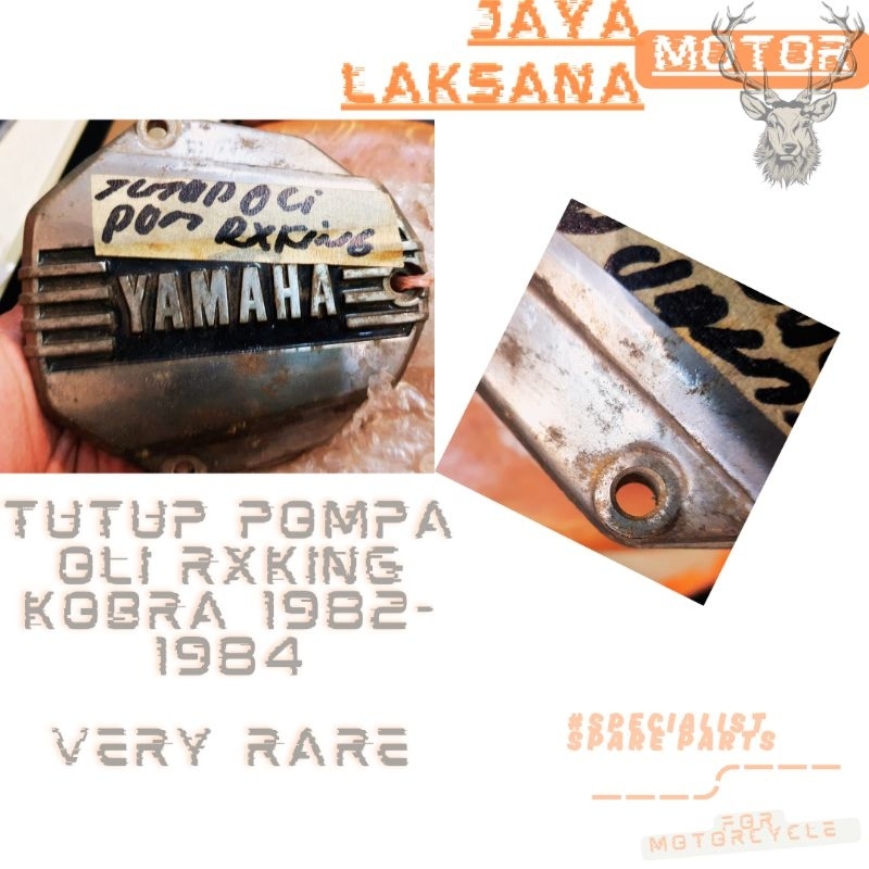 COVER PUMP TUTUP POMPA OLI TIMBUL YAMAHA RXKING RX KING COBRA KOBRA 1982 1983 1984 NOS VERY RARE