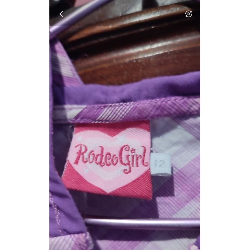 atasan Rodeo jr girl 100% original  sz 12 pl  very very goood kondisi