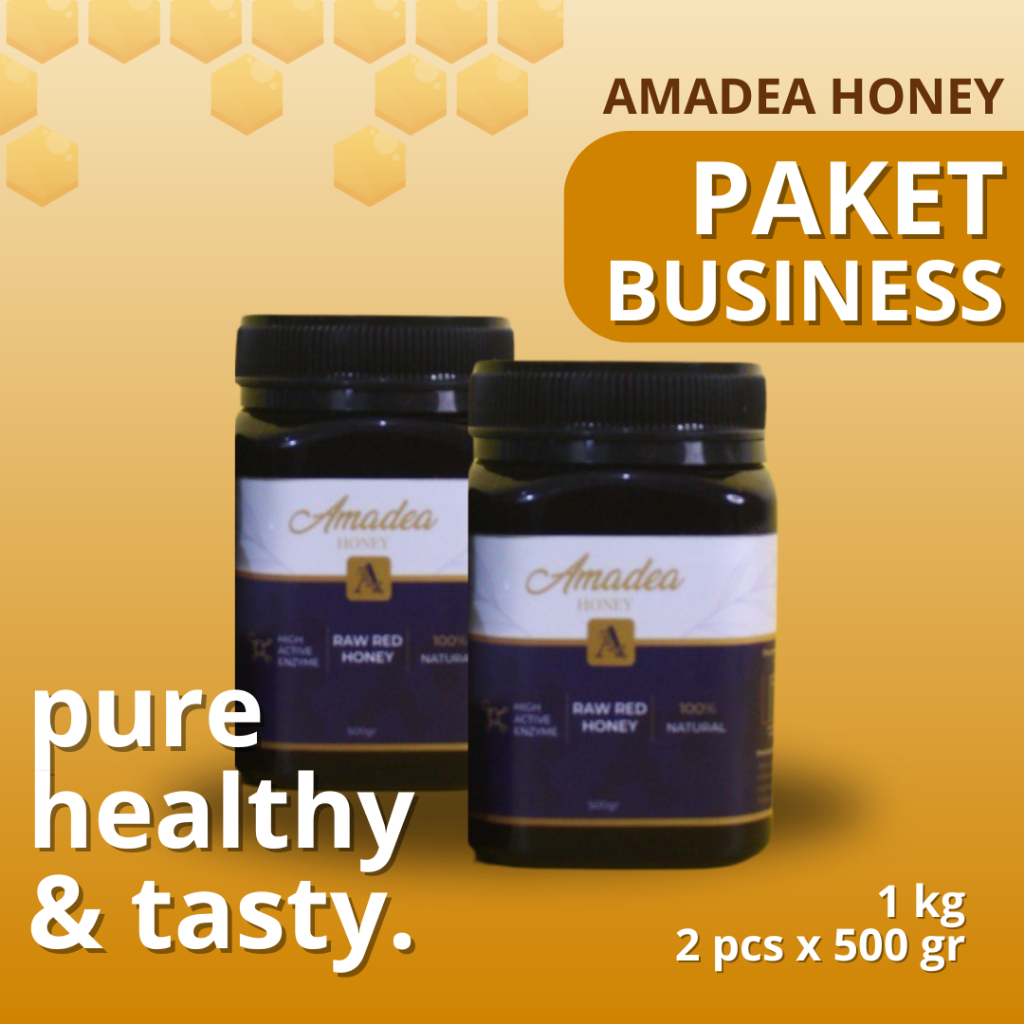

[PAKET BUSINESS] Madu Murni Amadea 1 kg (2pcs x 500gr)