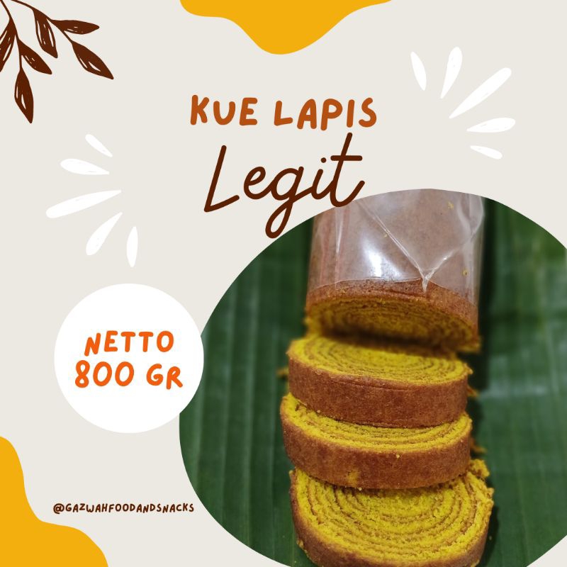 

Kue Lapis Legit Gazwah Food & Snacks 4 Pcs