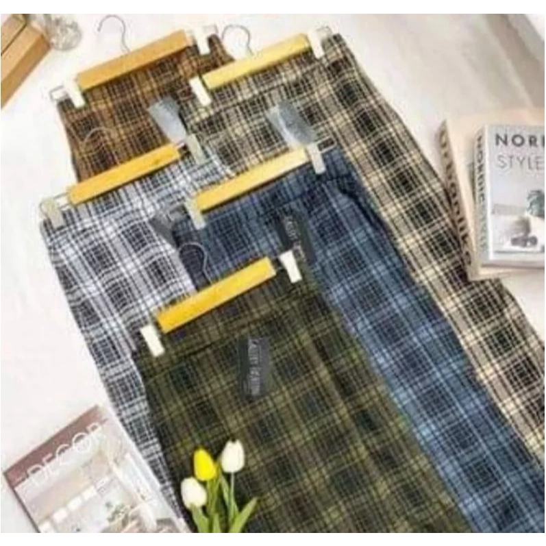 rok tartan stayle / rok tartan shirt / span maxi motif / span tartan long skirt rok panjang span