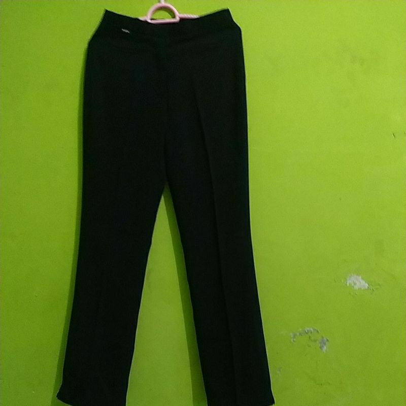CELANA KERJA WANITA-CELANA PANJANG HITAM-CELANA HITAM WOLFIS
